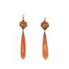 Joyas Joyas antiguas Sardinero | Pendientes Coral