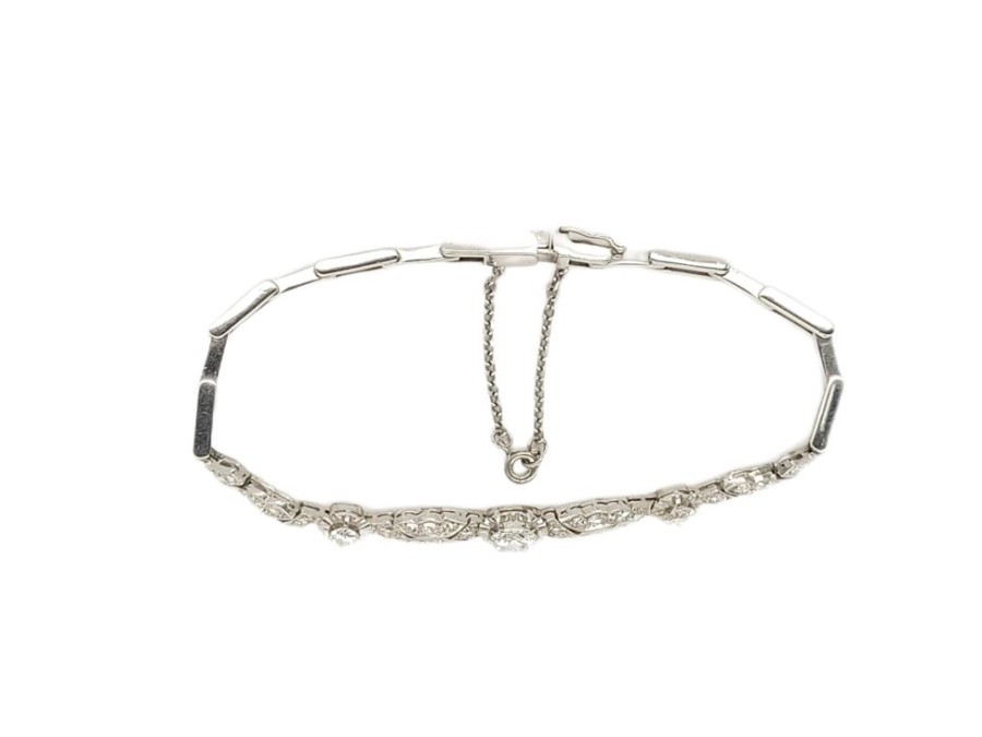 Joyas Joyas antiguas Sardinero | Pulsera Pedida Platino