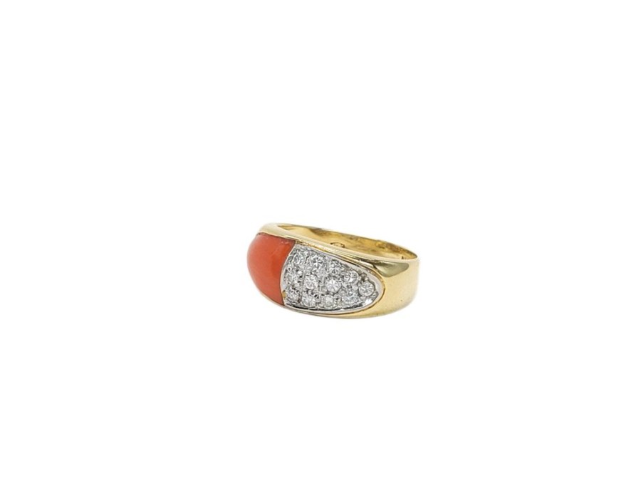 Joyas Joyas antiguas Sardinero | Anillo Coral