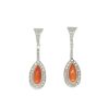 Joyas Joyas antiguas Sardinero | Pendientes Coral