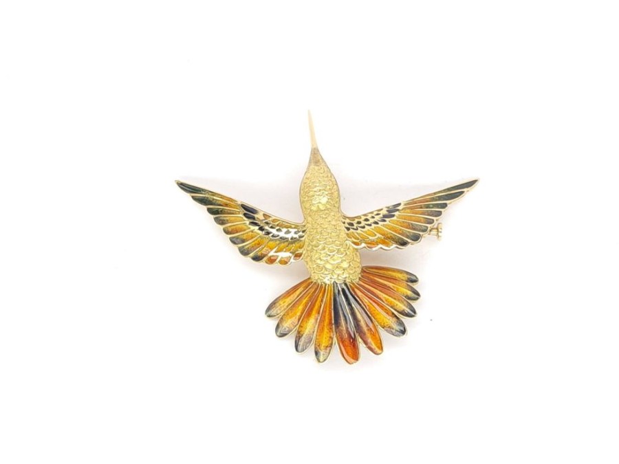 Joyas Joyas antiguas Sardinero | Broche Colibri