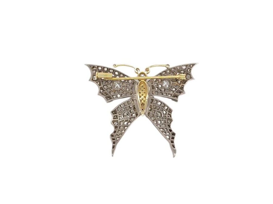 Joyas Joyas antiguas Sardinero | Broche Mariposa