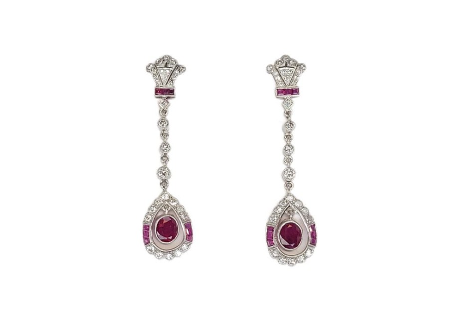 Joyas Joyas antiguas Sardinero | Pendientes Art Deco