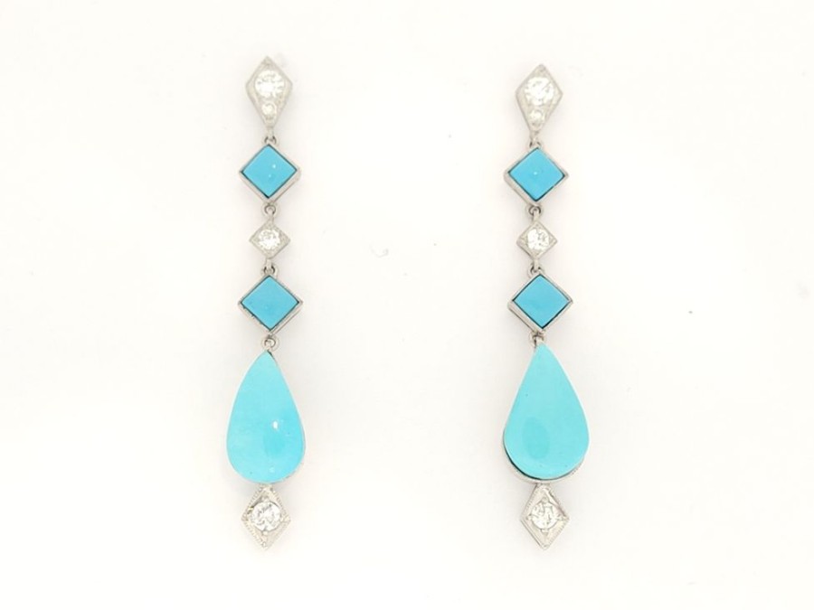 Joyas Joyas antiguas Sardinero | Pendientes Art Deco