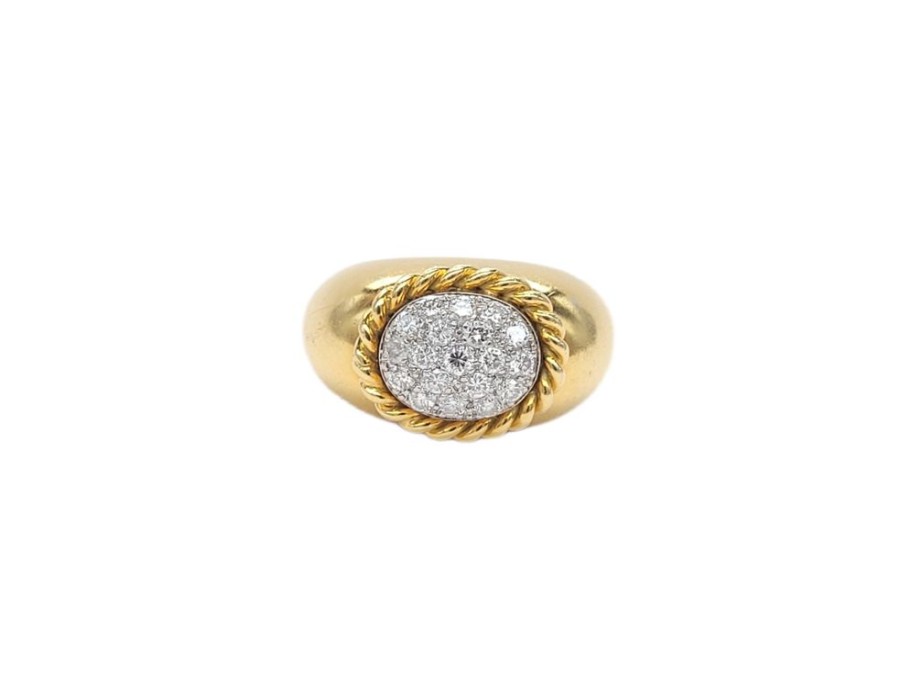 Joyas Joyas antiguas Sardinero | Anillo Pave Brillantes