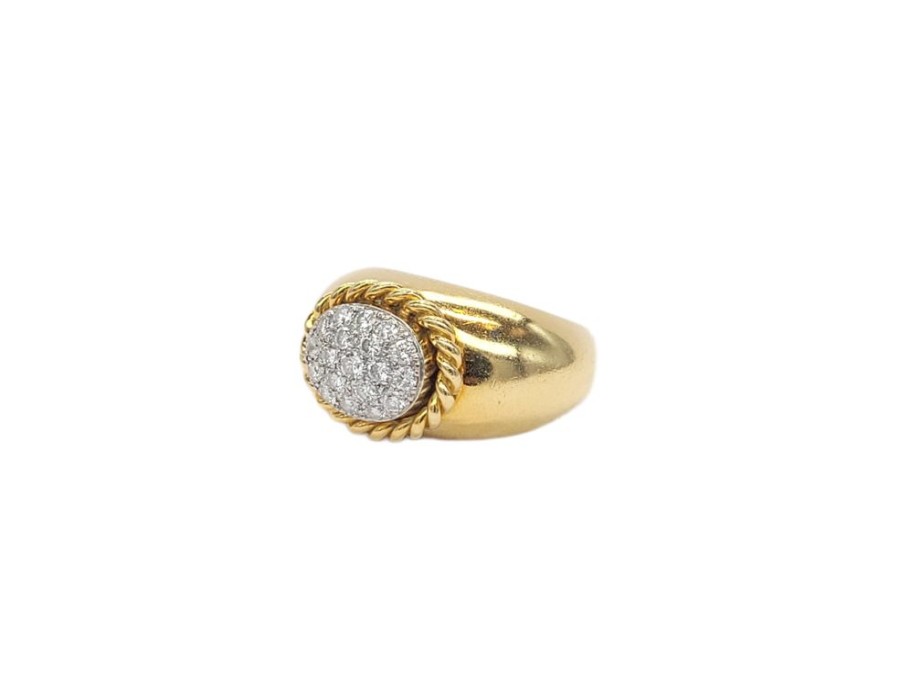 Joyas Joyas antiguas Sardinero | Anillo Pave Brillantes