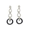 Joyas Joyas antiguas Sardinero | Pendientes Art Deco Onix