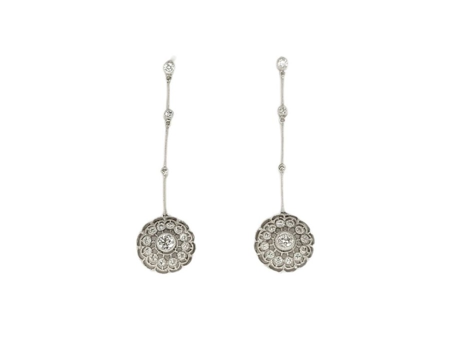 Joyas Joyas antiguas Sardinero | Pendientes Roseton