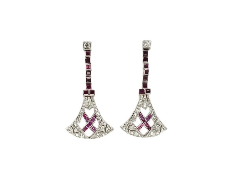 Joyas Joyas antiguas Sardinero | Pendientes Art Deco